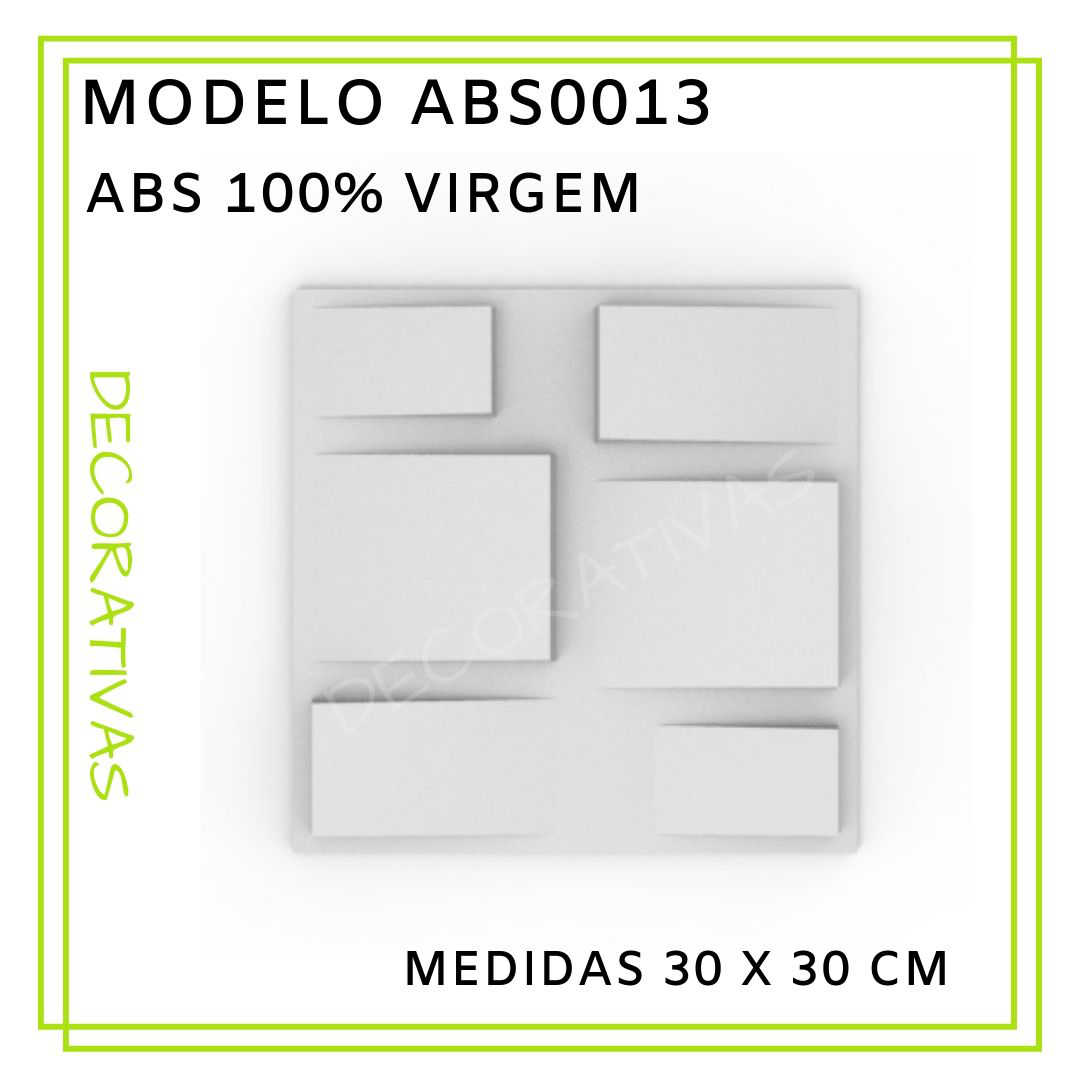 Modelo ABS0013 30 x 30 cm