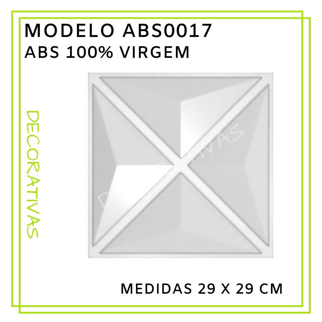 Modelo ABS0017 29 x 29 cm