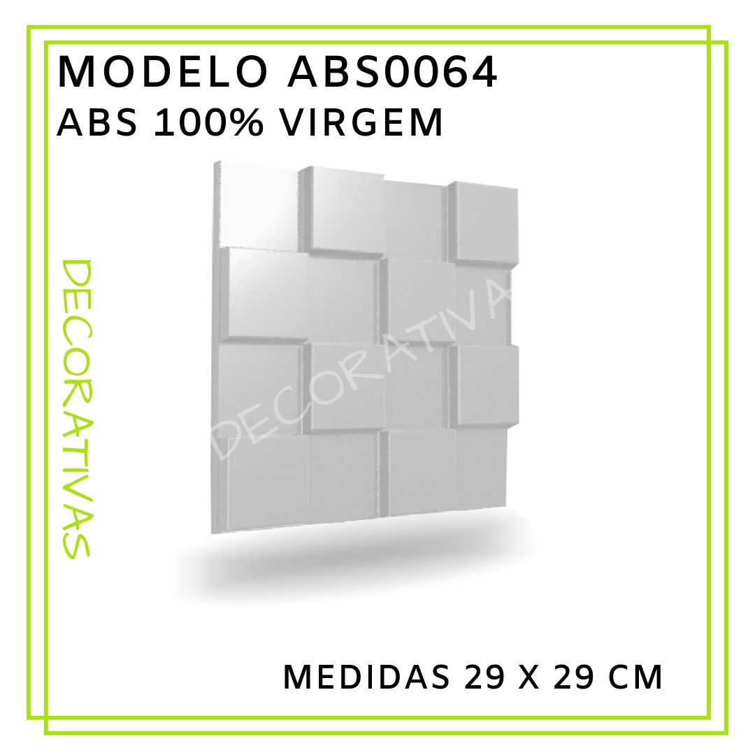Modelo ABS0064 29 x 29 cm