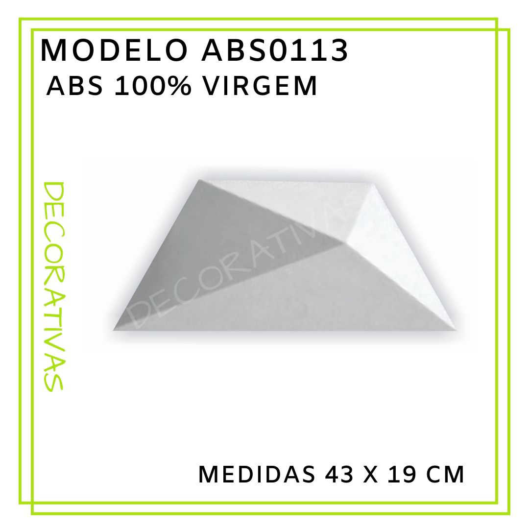 Modelo ABS0113 43 x 19 cm