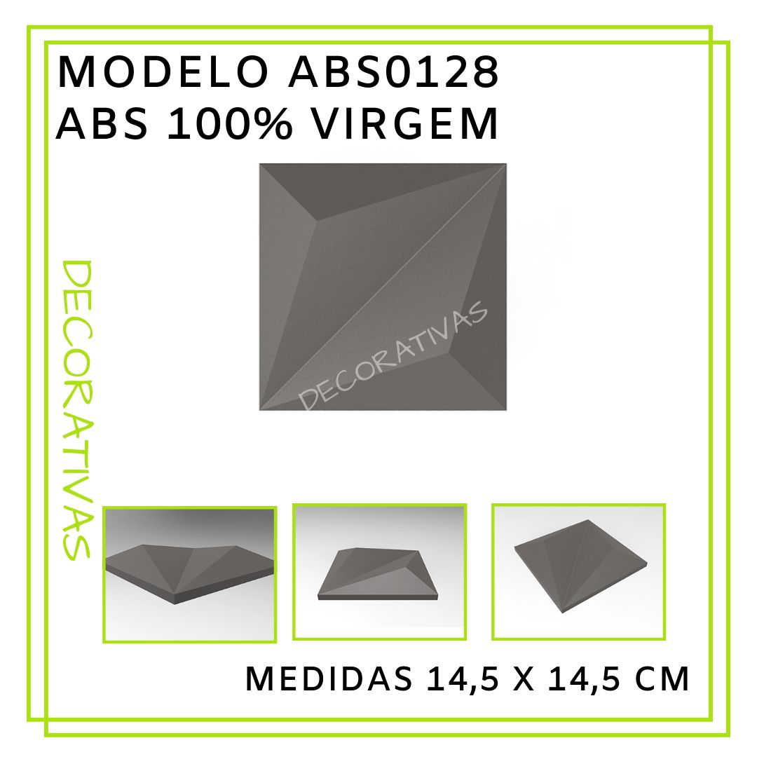 Modelo ABS0128 14,5 x 14,5 cm
