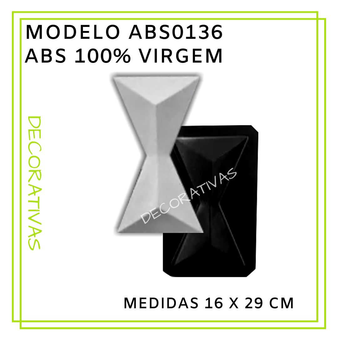 Modelo ABS0136 16 x 29 cm